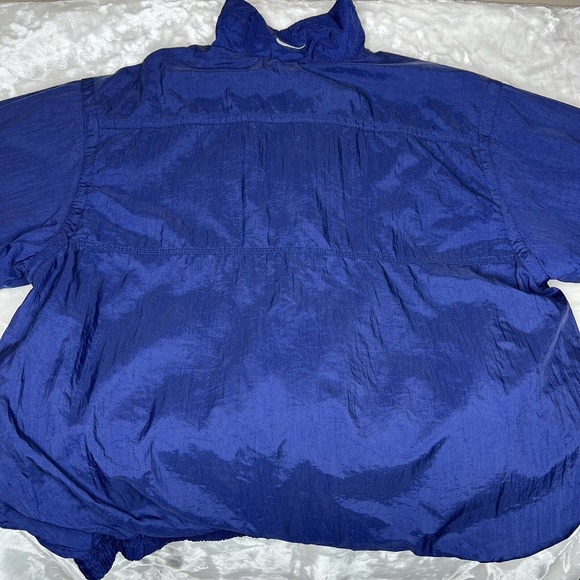 Vintage 90's Nike Men's Blue Full Zip Long Sleeve Windbreaker Jacket Size L - Picture 5 of 10